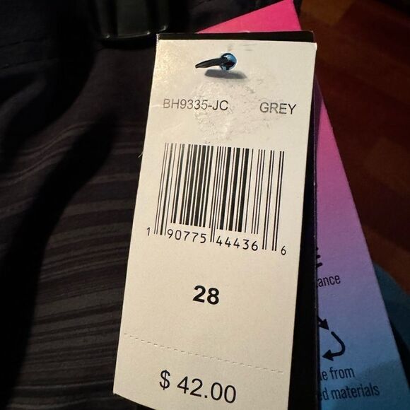 Men Board Shorts Gray - Quick Drying Swim Trunks Size 28 NWT - Picture 5 of 5